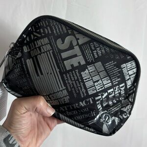 Lululemon manifesto print belt bag nwt